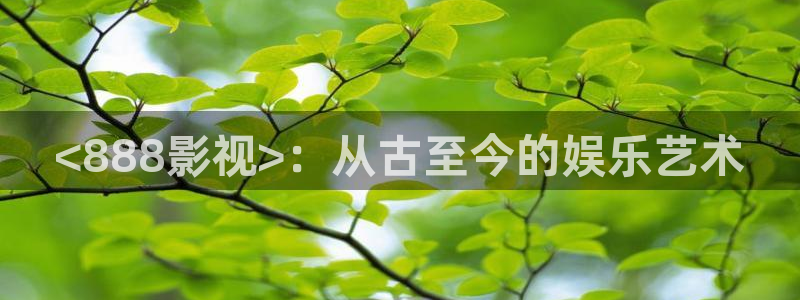 茄子视频www：<888影视>：从古至今的娱乐艺术